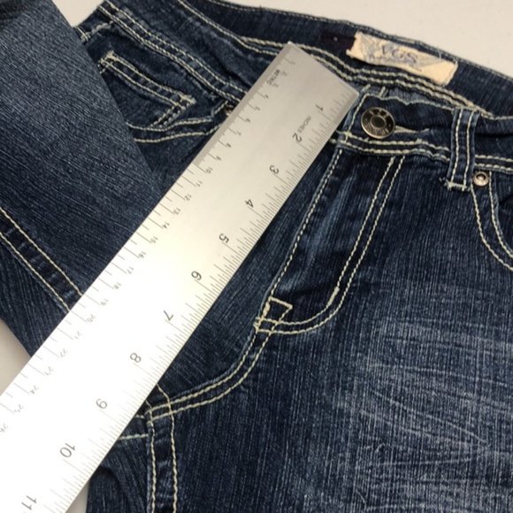 VINTAGE VGS DENIM ROLLUP CAPRIS 6/28x23 ⭐️ - Picture 12 of 14